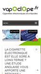 Mobile Screenshot of blog.vapoclope.fr